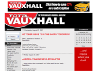 The Total Vauxhall website